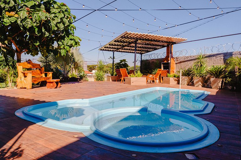 Cabana Raízes: Hidro + Lareira + Piscina Privativa